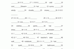 四年级英语竞赛辅导资料(四年级英语竞赛试题及答案)