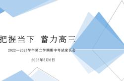 
高二数学家长会PPT模板（文理分科）