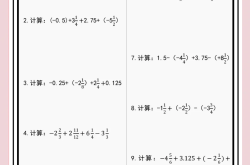 有理数简便运算？精选50题刷透就会！
