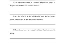 
高三英语翻译专项（汉译英/英译汉）