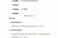 
高中通用技术设计报告模板（高考）