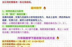 
北师大版六年级数学下册复习资料
