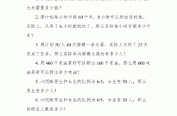 
人教版六年级下册数学比例应用题专项突破