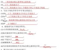 
九年级化学同步单元知识清单（人教版）