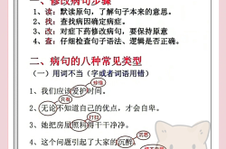 高考修改病句步骤（四步法速解）
