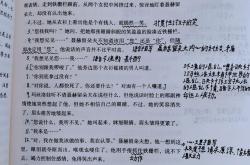 部编版高一语文课堂笔记（手写批注版）
