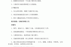 
七年级语文修辞手法专项（比喻/拟人）