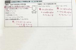 
新初三数学专题：一元二次方程(四大类型)
