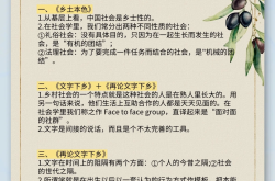 高一语文名著导读（《乡土中国》）
