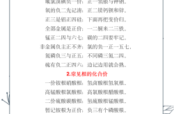 九上化学顺口溜！背完化学稳上90+！
