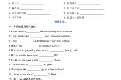 七年级上册英语语法填空题总结(七年级上册英语语法填空专项训练)